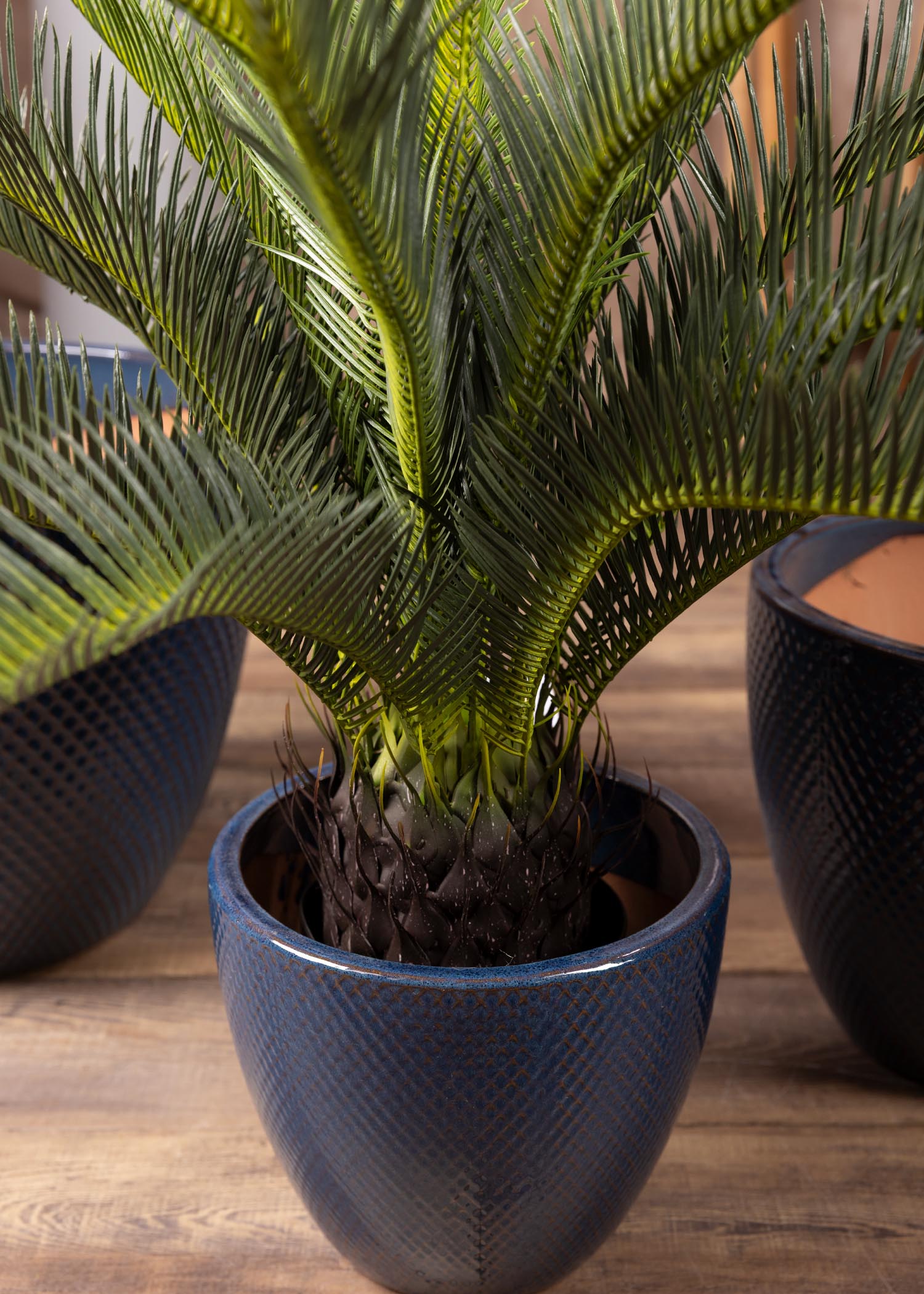 Cycas artificiale decorativa – dettaglio fogliame