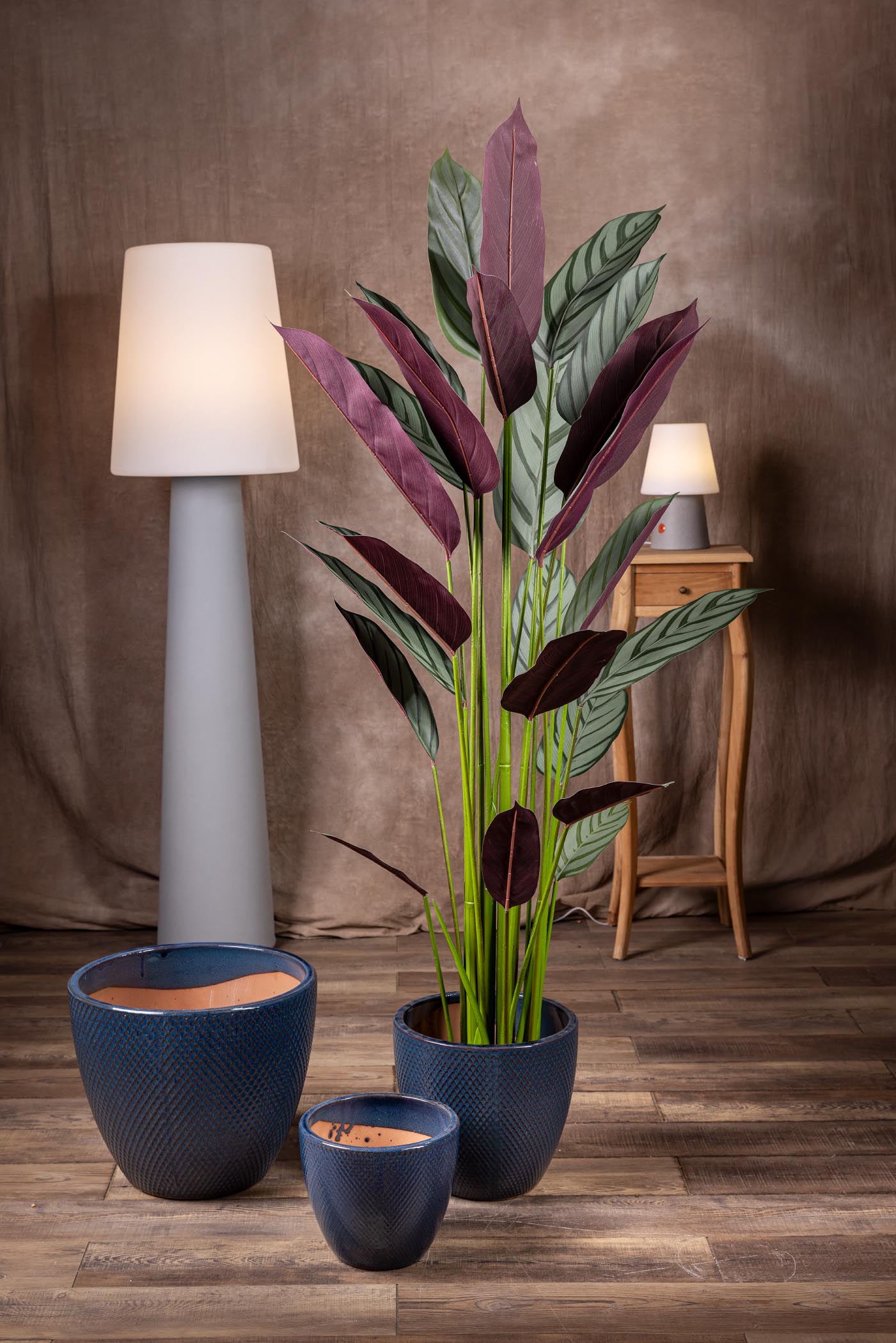 Maranta artificiale realistica pianta intera