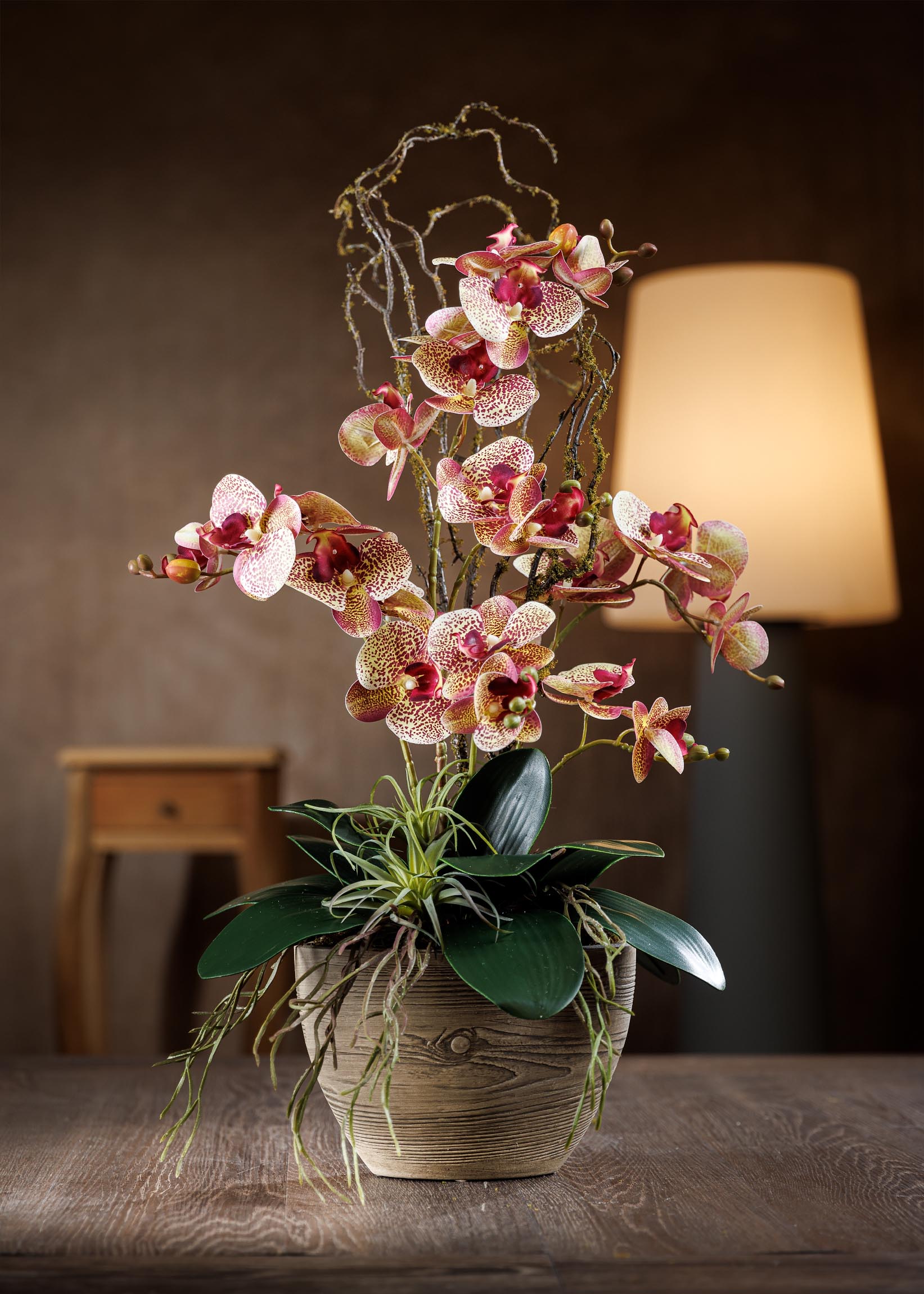 Composizione di Orchidee screziate - Arte Fiore