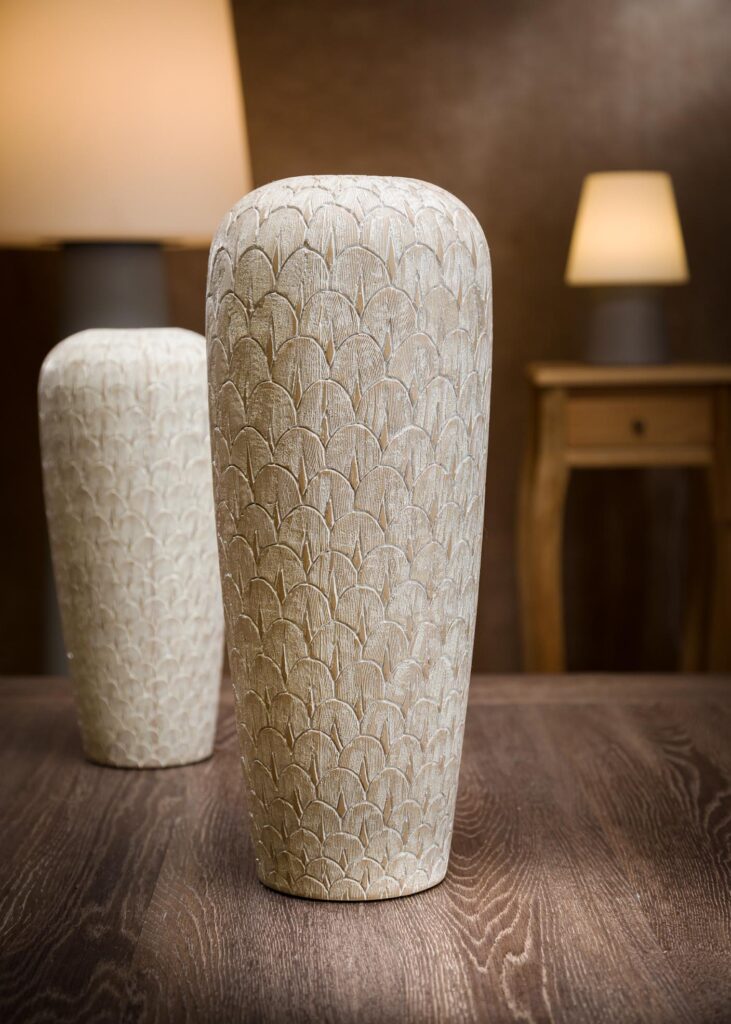 vaso ceramica design grande vista frontale