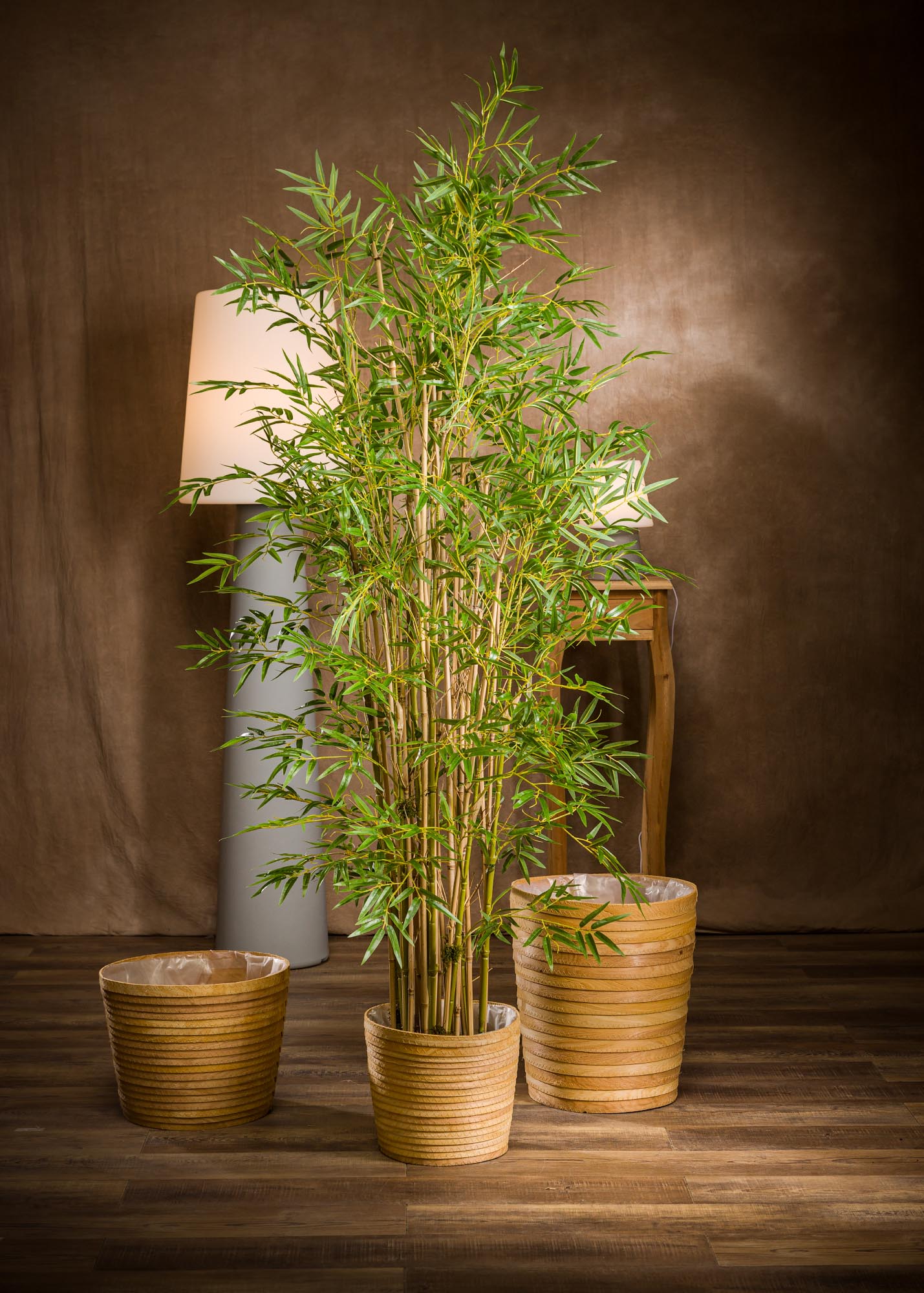 Bambù Artificiale - Pianta Artificiale realistica con canne vere sottili