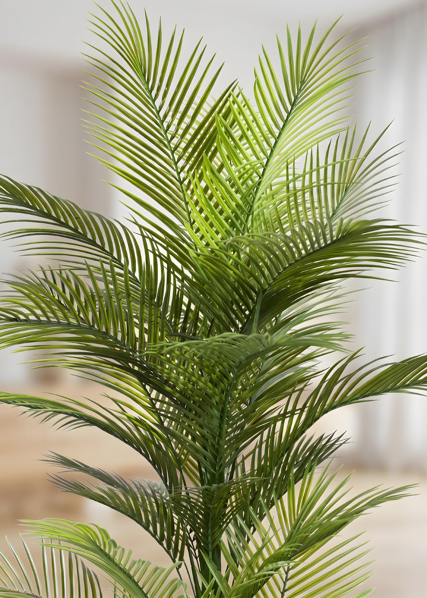 Palma Kenzia Artificiale Arte Fiore dettaglio foglie tropicali