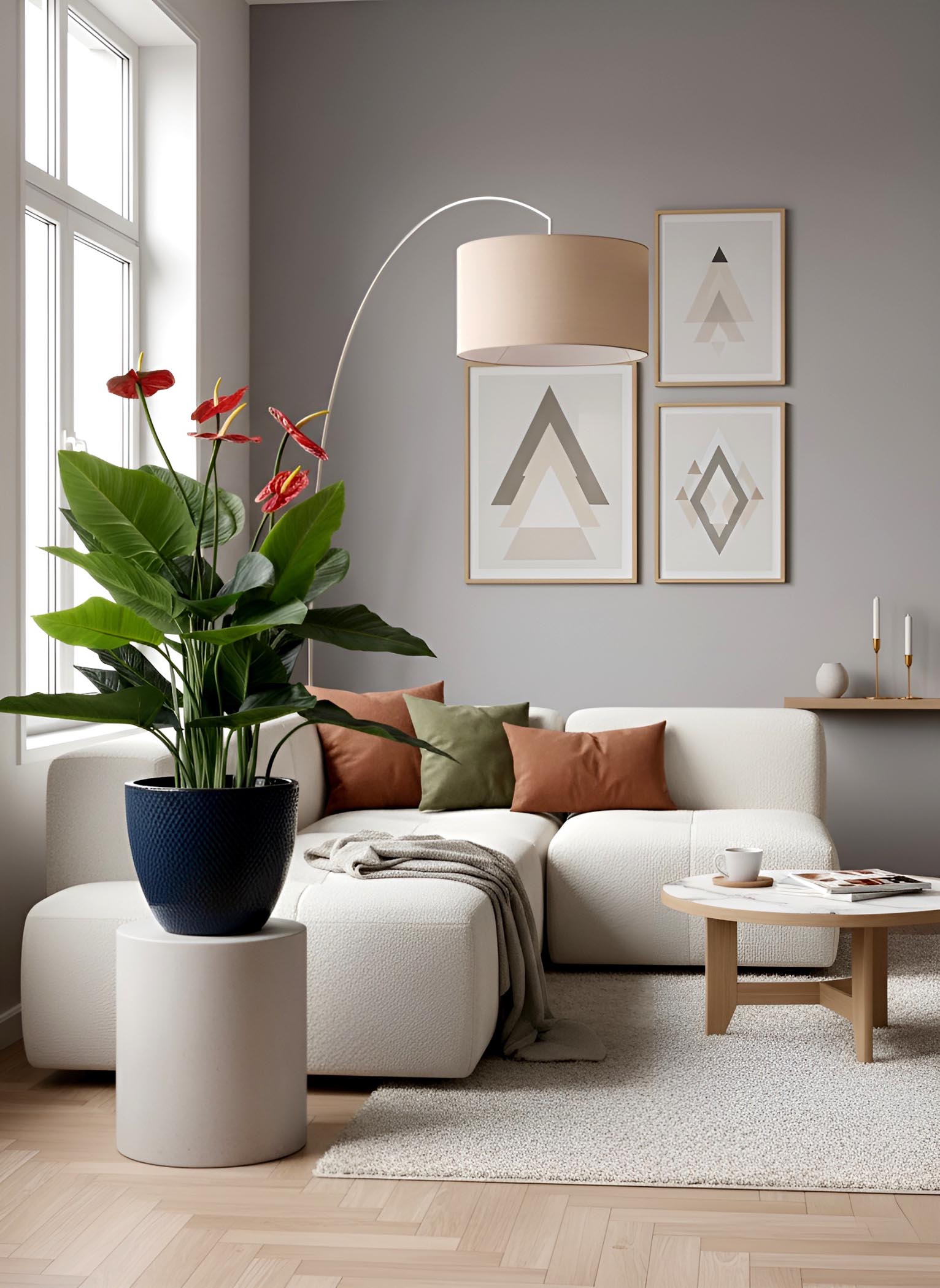 pianta-anthurium-rosso-artificiale-soggiorno-design