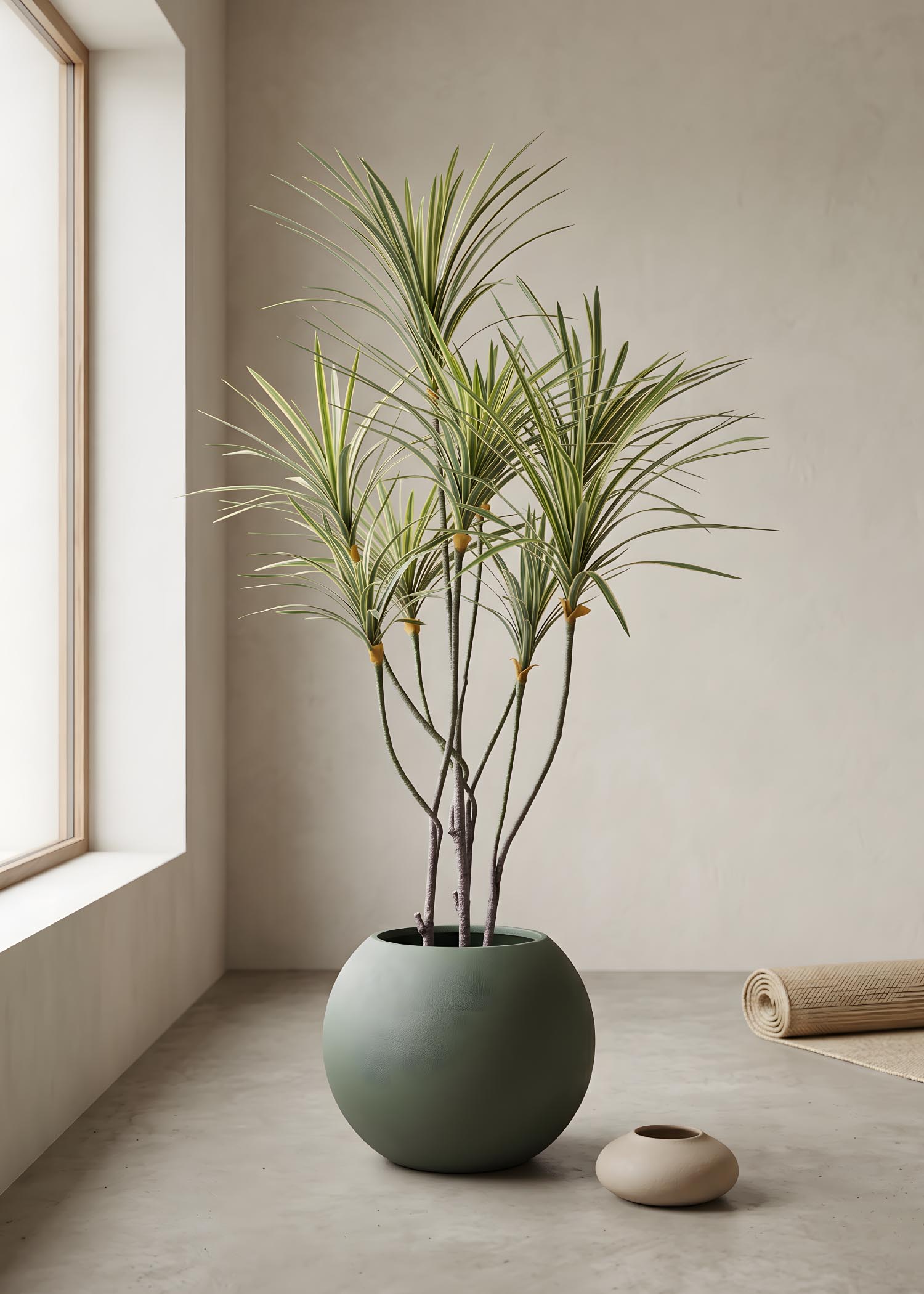 dracena artificiale Arte Fiore ambientata variante verde chiaro