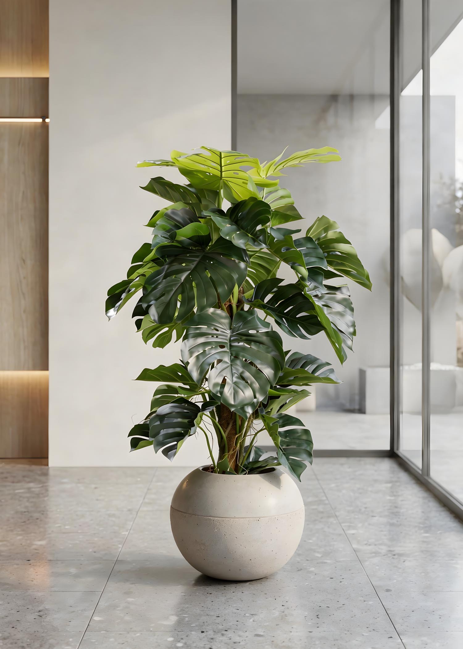 filodendro monstera artificiale Arte Fiore ambientata misura med