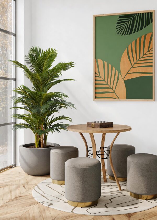 Kenzia artificiale alta 180 cm realistica in vaso decorativo