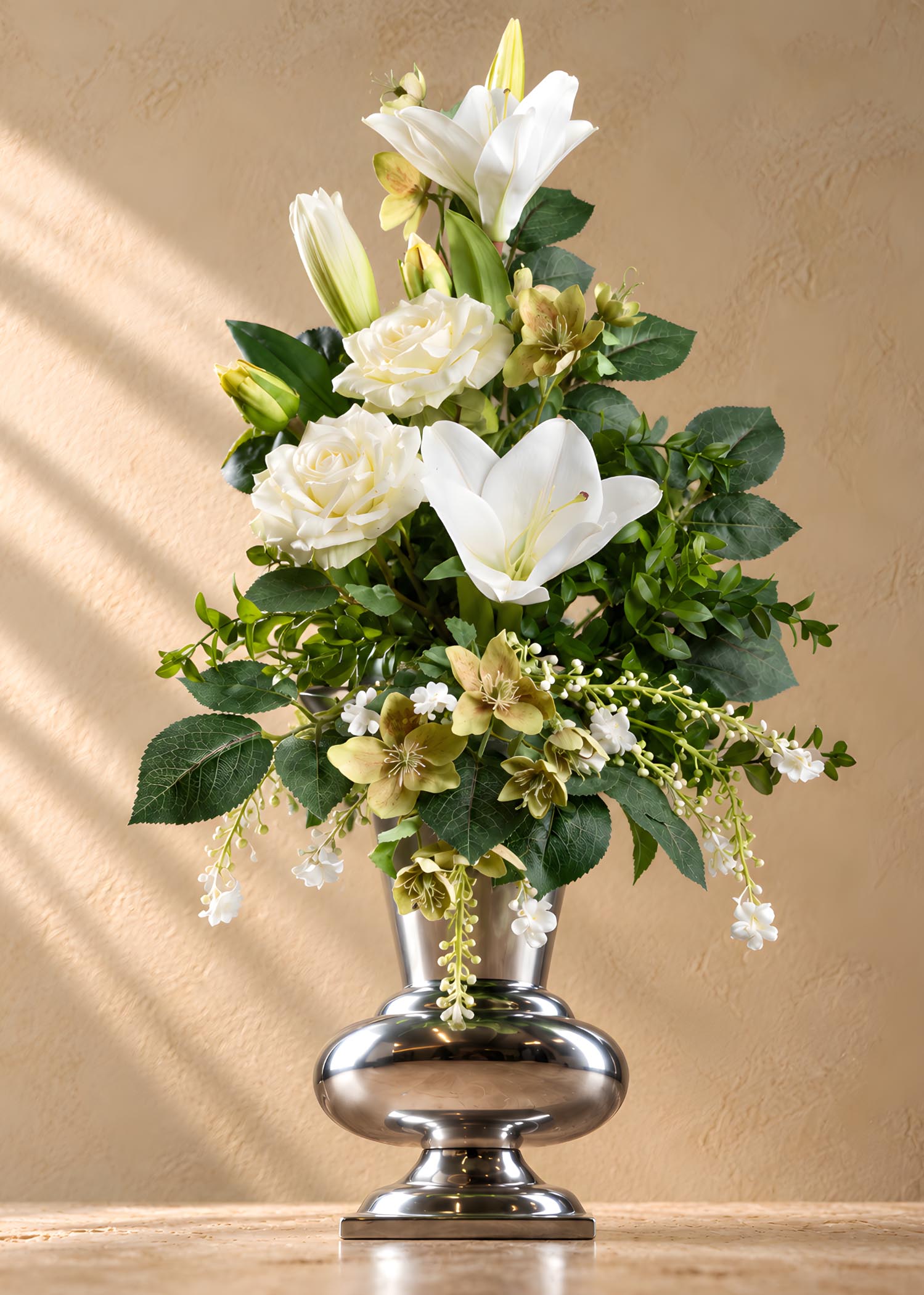 mazzo-di-fiori-finti-per-cimitero-bianco-verde-vista-completa