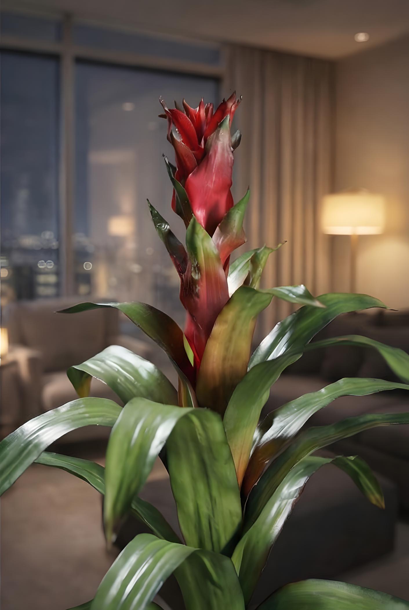 pianta tropicale artificiale Arte Fiore dettaglio